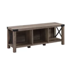 Sophie Rustic Industrial X Frame Entry Bench With 3 Cubbies - Saracina Home 22 Sophie Rustic Industrial X Frame Entry Bench With 3 Cubbies - Saracina Home -Saracina Home GUEST a863c7e7 77d8 4b46 879e 3c5bb644f8d5