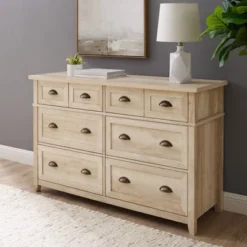 Fontella Transitional 6 Drawer Dresser - Saracina Home -Saracina Home GUEST ad2ca4ce 0c93 4e61 8199 c0e49b891a17