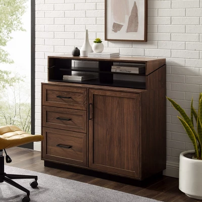 Modern Transitional Flip Down Secretary Desk - Saracina Home 1 Modern Transitional Flip Down Secretary Desk - Saracina Home