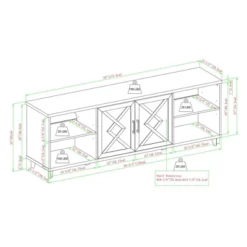 Whitton Modern Transitional Geometric 2 Door TV Stand For TVs Up To 80" - Saracina Home 19 Whitton Modern Transitional Geometric 2 Door TV Stand For TVs Up To 80" - Saracina Home -Saracina Home GUEST aec89585 bf63 495f 881e cae7d74222cd