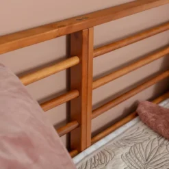 Mid Century Modern Solid Wood Spindle Daybed - Saracina Home -Saracina Home GUEST af1c9108 875a 4c52 90d1 f1c92de79242