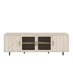 Vik Modern Boho 4 Door Herringbone TV Stand For TVs Up To 80" - Saracina Home 11 Vik Modern Boho 4 Door Herringbone TV Stand For TVs Up To 80" - Saracina Home -Saracina Home GUEST b08db226 d2f4 4b00 92c0 9188cbaee310