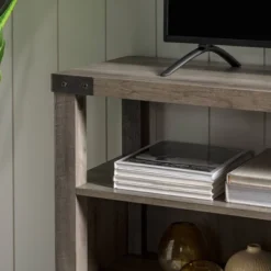 2 Door Farmhouse Highboy TV Stand For TVs Up To 65" Gray Wash - Saracina Home 24 2 Door Farmhouse Highboy TV Stand For TVs Up To 65" Gray Wash - Saracina Home -Saracina Home GUEST b757a933 2ff5 4f3e a382 b133f73d53d6