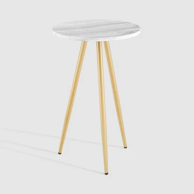 Modern Glam 3 Leg Round Side Table - Saracina Home 12 Modern Glam 3 Leg Round Side Table - Saracina Home - Image 12