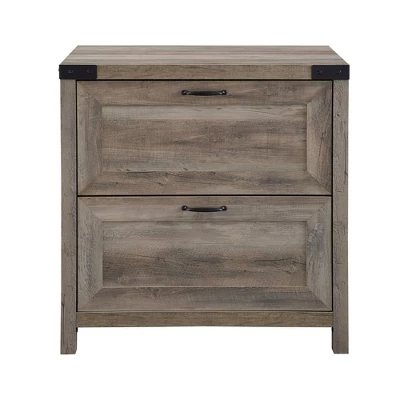 Rustic Farmhouse 2 Drawer File Cabinet - Saracina Home 2 Rustic Farmhouse 2 Drawer File Cabinet - Saracina Home - Image 2