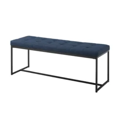 48" Upholstered Bench With Metal Base - Saracina Home 11 48" Upholstered Bench With Metal Base - Saracina Home -Saracina Home GUEST b97efecc 90d6 4eaa bdcb c8f1eccca470