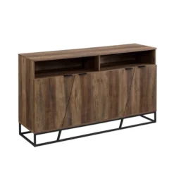 58" 4 Door Contemporary Storage Console Sideboard - Saracina Home 16 58" 4 Door Contemporary Storage Console Sideboard - Saracina Home -Saracina Home GUEST bec8a305 7274 488d 8649 cb82de85e72d