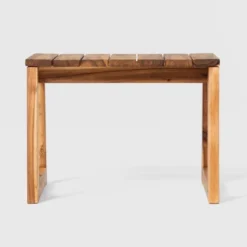 Saracina Home Modern Slatted Rectangle Outdoor Acacia Accent Table 13 Saracina Home Modern Slatted Rectangle Outdoor Acacia Accent Table -Saracina Home GUEST bf72bab5 006f 4c8b af44 7b2d028c4a03