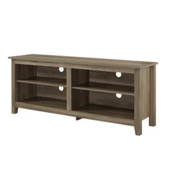 Transitional 4 Cubby Wood Open Storage TV Stand For TVs Up To 65"- Saracina Home 29 Transitional 4 Cubby Wood Open Storage TV Stand For TVs Up To 65"- Saracina Home -Saracina Home GUEST c0aba6c0 bbb4 4e90 83a5 3c73b3261eaf