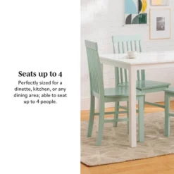 5pc Modern Two-Toned Kitchen Dining Set - Saracina Home -Saracina Home GUEST c120933e b0f6 4edc bb44 5cecbeddb1be