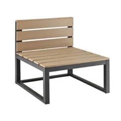 4pc Metal & Wood All Weather Patio Sectional Set - Natural - Saracina Home 7 4pc Metal & Wood All Weather Patio Sectional Set - Natural - Saracina Home -Saracina Home GUEST c5320dab 24ad 4797 869a 0ca6e9681128