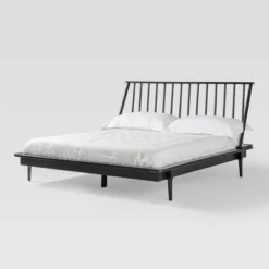Boho Solid Wood Spindle Platform Bed - Saracina Home 33 Boho Solid Wood Spindle Platform Bed - Saracina Home -Saracina Home GUEST c5d323a8 8164 4401 a7cd 52309bceefac