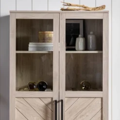 68" Boho Modern Tall Storage Wood Cabinet - Saracina Home 23 68" Boho Modern Tall Storage Wood Cabinet - Saracina Home -Saracina Home GUEST caaed950 8a86 48dc 90af fe02f919bd3d