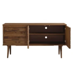 58" Modern Boho Solid Pine Wood Closed Storage Sideboard Brown - Saracina Home 35 58" Modern Boho Solid Pine Wood Closed Storage Sideboard Brown - Saracina Home -Saracina Home GUEST cad6d6ba a3e9 4399 81c5 670c14d76600