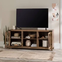 Clarabelle Transitional Glass Barn Door TV Stand For TVs Up To 65" - Saracina Home 28 Clarabelle Transitional Glass Barn Door TV Stand For TVs Up To 65" - Saracina Home -Saracina Home GUEST cbe410ed b33d 484d a495 b8350c009984