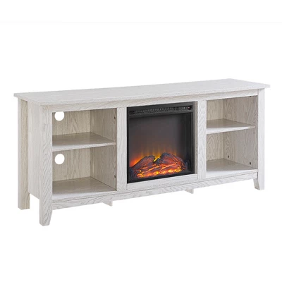 Ackerman Modern Transitional Fireplace TV Stand For TVs Up To 65" - Saracina Home 9 Ackerman Modern Transitional Fireplace TV Stand For TVs Up To 65" - Saracina Home - Image 9