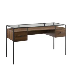 Lamvia Contemporary 2 Tier Glass Top Desk - Saracina Home 10 Lamvia Contemporary 2 Tier Glass Top Desk - Saracina Home -Saracina Home GUEST ce12afef 8120 43d1 b579 90b2da371217