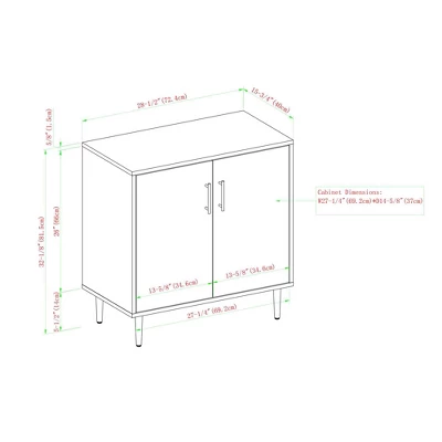 Angelo Modern Bookmatch Accent Cabinet - Saracina Home 6 Angelo Modern Bookmatch Accent Cabinet - Saracina Home - Image 6