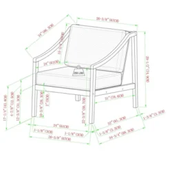 Saracina Home Mid-Century Modern Slatted Outdoor Acacia Arm Chair With Cushion 11 Saracina Home Mid-Century Modern Slatted Outdoor Acacia Arm Chair With Cushion -Saracina Home GUEST d02019b5 cfda 43ca aa82 f0818f3c14cb