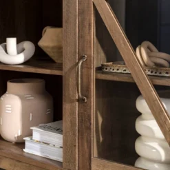 Clarabelle Transitional Glass Barn Door TV Stand For TVs Up To 65" - Saracina Home 30 Clarabelle Transitional Glass Barn Door TV Stand For TVs Up To 65" - Saracina Home -Saracina Home GUEST d2b2711f 6cf0 4687 9acb 6b39e2e32054