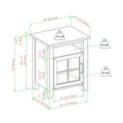 Transitional Classic Windowpane Storage Side Table - Saracina Home 19 Transitional Classic Windowpane Storage Side Table - Saracina Home -Saracina Home GUEST dad8aa65 d963 49c7 bda3 78b3efe46282
