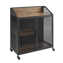 Urban Industrial Metal Mesh Bar Cart With Wheels - Saracina Home 16 Urban Industrial Metal Mesh Bar Cart With Wheels - Saracina Home -Saracina Home GUEST dd4aab33 4fa7 46d9 8da8 70a2ef5a06d8