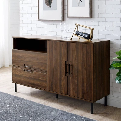56" 2 Door Contemporary Sideboard - Saracina Home 6 56" 2 Door Contemporary Sideboard - Saracina Home - Image 6