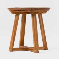 Saracina Home Modern Slatted Round Acacia Accent Table 8 Saracina Home Modern Slatted Round Acacia Accent Table -Saracina Home GUEST de3d732c 9089 4af5 ba4e 771d7a17a81e