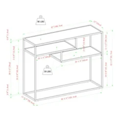 Modern 3 Tier Console Table - Saracina Home 17 Modern 3 Tier Console Table - Saracina Home -Saracina Home GUEST e13160e5 c284 4fee a792 c118b6d69f99