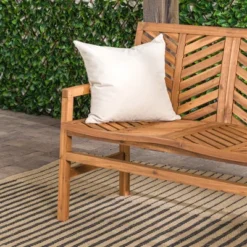 Slatted Chevron Acacia Wood Patio Loveseat – Saracina Home 26 Slatted Chevron Acacia Wood Patio Loveseat – Saracina Home -Saracina Home GUEST e23677ae d4e6 44d8 9c15 7fe7c18d7f08