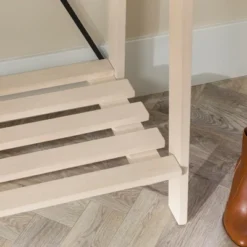 68" Solid Wood X Back Angled Hall Tree White Wash - Saracina Home 21 68" Solid Wood X Back Angled Hall Tree White Wash - Saracina Home -Saracina Home GUEST e2ae4dbe a162 490a ba4c 92c18c571466