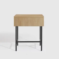 Modern Reeded 1 Drawer Side Table - Saracina Home -Saracina Home GUEST ed85cd9e 576e 49b1 a9e0 0ff16b1b58c7