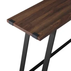 Urban Industrial Entry Table With Wood And Metal Dark Walnut - Saracina Home 11 Urban Industrial Entry Table With Wood And Metal Dark Walnut - Saracina Home -Saracina Home GUEST f00c8c91 0bb0 40da b45c ad53d8296749