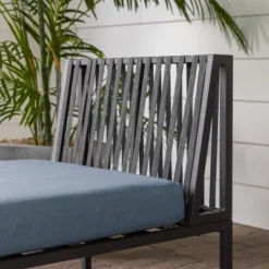 Outdoor Modern Modular Patio Side Chair Blue - Saracina Home 19 Outdoor Modern Modular Patio Side Chair Blue - Saracina Home -Saracina Home GUEST f351ca55 b0d2 440d a08a 1bf84fcab56b