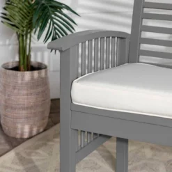 Ravenscroft Modern Boho Acacia Wood Slatted Outdoor Loveseat With Cushion - Saracina Home 21 Ravenscroft Modern Boho Acacia Wood Slatted Outdoor Loveseat With Cushion - Saracina Home -Saracina Home GUEST f46be8ab a007 4035 83b9 ae5457706df9