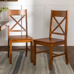 Set Of 2 Traditional Distressed Wood Dining Chairs - Saracina Home 8 Set Of 2 Traditional Distressed Wood Dining Chairs - Saracina Home -Saracina Home GUEST f5098441 a476 42f8 bd14 7039d02a9ce1
