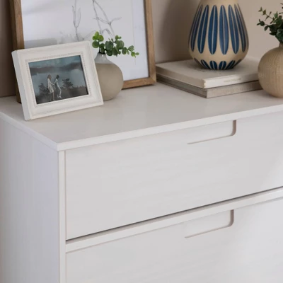 Mid-Century Modern Wood 3 Drawer Dresser - Saracina Home 3 Mid-Century Modern Wood 3 Drawer Dresser - Saracina Home - Image 3