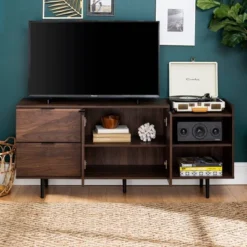 Rockwell Modern Storage TV Stand For TVs Up To 43" Brown - Saracina Home 18 Rockwell Modern Storage TV Stand For TVs Up To 43" Brown - Saracina Home -Saracina Home GUEST f72ea442 2445 4621 9768 38601b4e834a