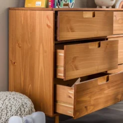 Mid-Century Modern Groove Wood 6 Drawer Dresser - Saracina Home 31 Mid-Century Modern Groove Wood 6 Drawer Dresser - Saracina Home -Saracina Home GUEST f9bd8993 f93b 434b 8867 ea1b26a2b9dc