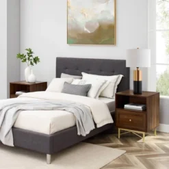 Jones Modern 1 Drawer Nightstand With Cubby - Saracina Home 15 Jones Modern 1 Drawer Nightstand With Cubby - Saracina Home -Saracina Home GUEST f9fb7a4d ceab 48b0 9c23 24cd6ca3ad61