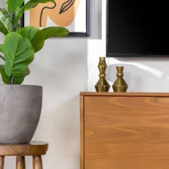 Solid Wood Mid-Century Modern TV Stand For TVs Up To 65" - Saracina Home 18 Solid Wood Mid-Century Modern TV Stand For TVs Up To 65" - Saracina Home -Saracina Home GUEST faab6dec 2110 4cdc b95e 363b96218060