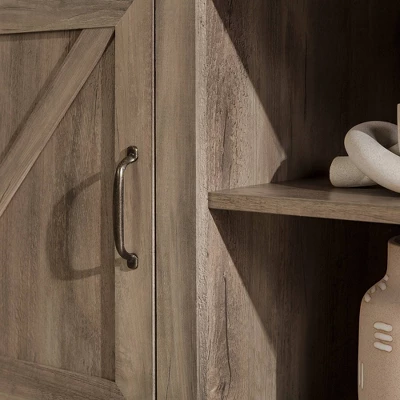 Modern Industrial Barn Door TV Stand For TVs Up To 80" - Saracina Home 8 Modern Industrial Barn Door TV Stand For TVs Up To 80" - Saracina Home - Image 8