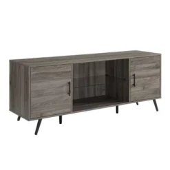 2 Door Mid-Century Modern Wood Storage TV Stand For TVs Up To 65" - Saracina Home 26 2 Door Mid-Century Modern Wood Storage TV Stand For TVs Up To 65" - Saracina Home -Saracina Home GUEST fdbaa559 01a2 420c b9f9 1eddb90512df
