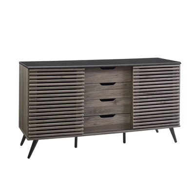 Alvita Boho Slatted Siding Door Sideboard - Saracina Home 6 Alvita Boho Slatted Siding Door Sideboard - Saracina Home - Image 6